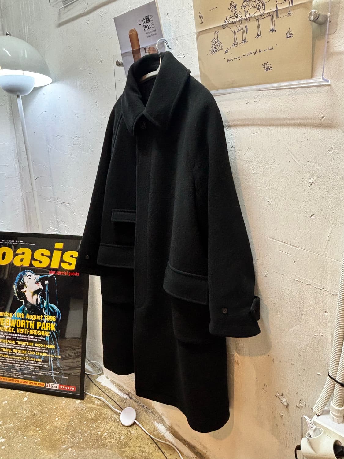 미니멀프로젝트 울 발마칸 트래블러 코트 블랙 상품이미지2