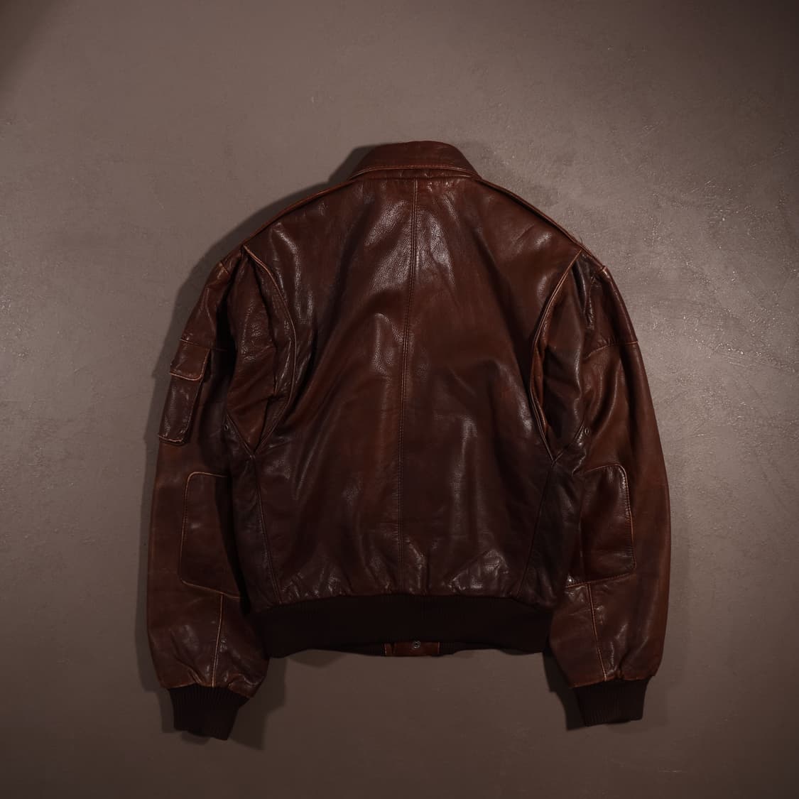 80s A2 가죽 레더 플라이트자켓 상품이미지7