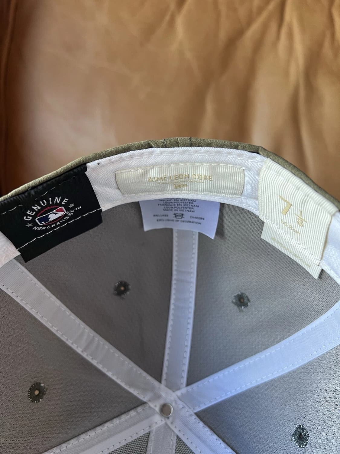 에임 레온 도르 X 뉴에라 몰스킨 양키스 모자 상품이미지8