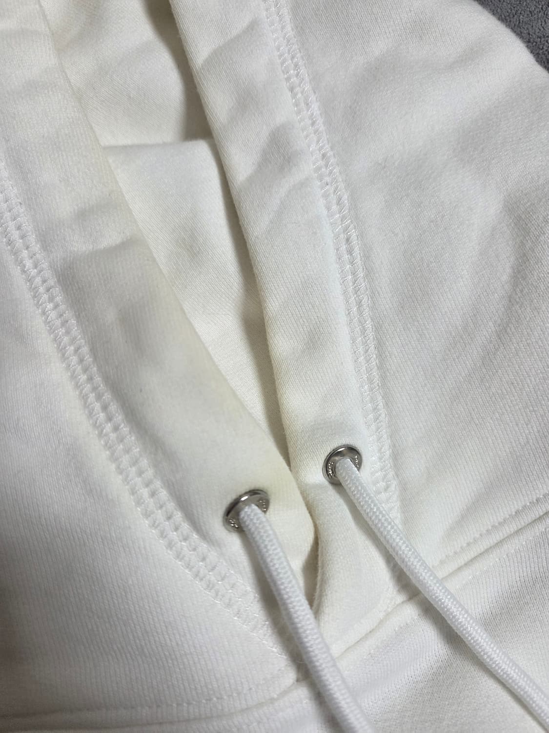 디올 플라워 자수 로고 화이트 후드티 M 상품이미지3