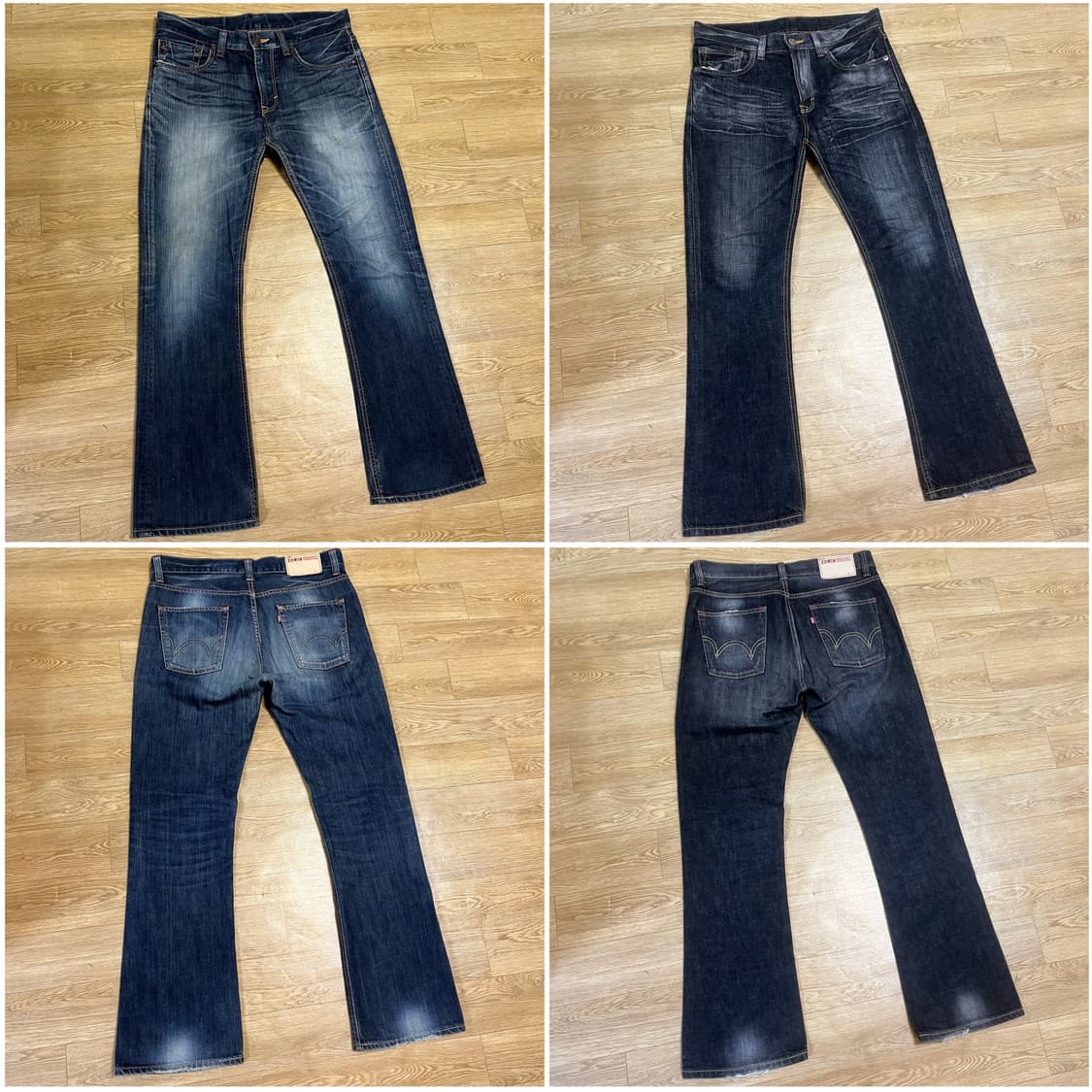 32) 에드윈 512 플레어핏 부츠컷 재팬 데님 (진청/흑청) 2벌 상품이미지2