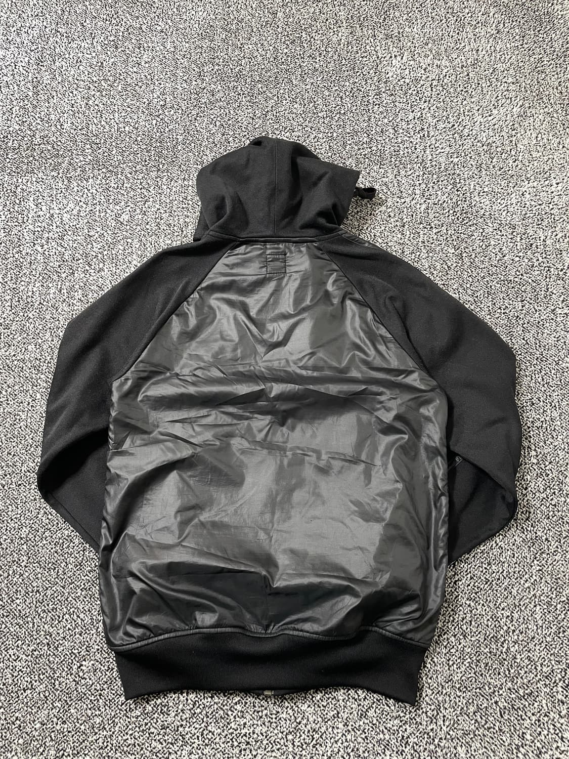빈티지9. 아디다스 파이어버드 유광 후드집업 점퍼 바스락 블랙 상품이미지5