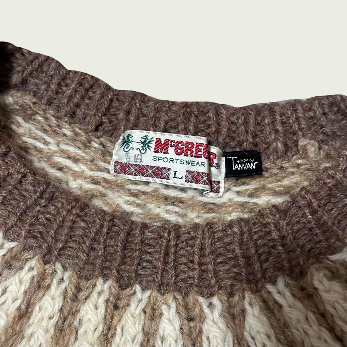 00's 맥그리거 노르딕 울 니트 상품이미지3