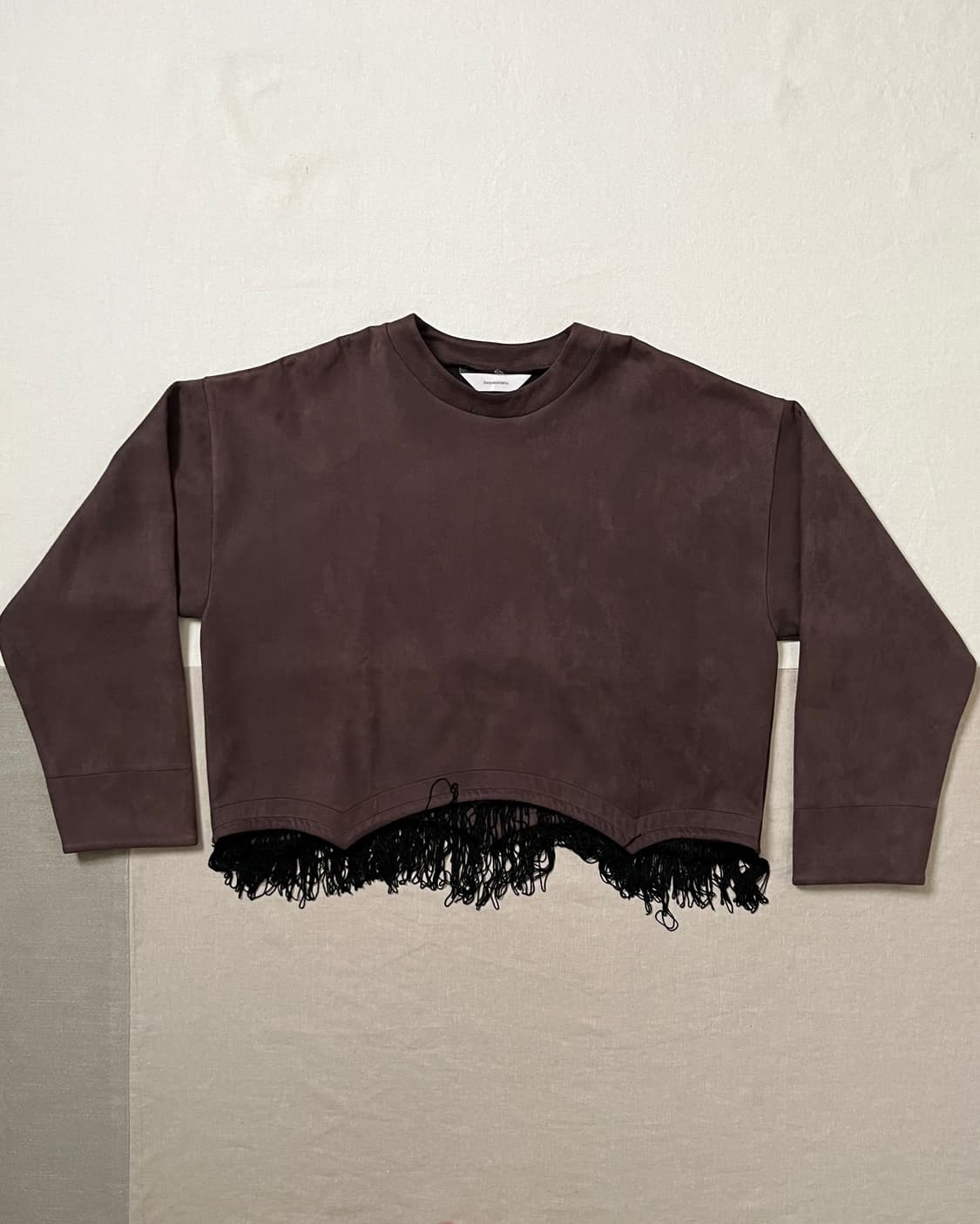 사스콰치패브릭스 프린지 스웨이드 스모크 탑 sasquatchfabrix 상품이미지1