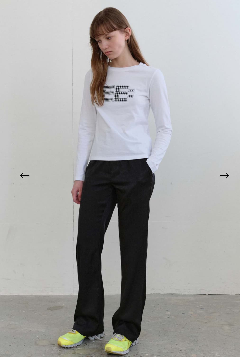 엔조블루스 픽셀 로고 Lst (White) 상품이미지2