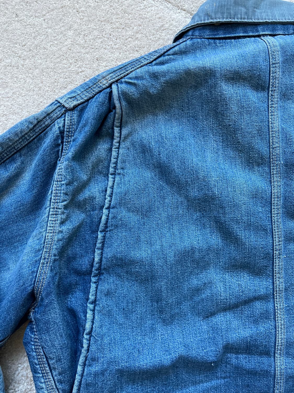 60s 칼하트 블랭킷 라이너 데님 초어 자켓 (105) 상품이미지9