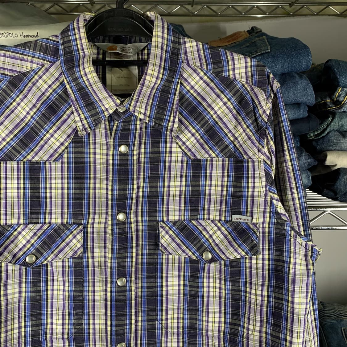 [M] 칼하트 멀티체크 웨스턴셔츠 상품이미지1