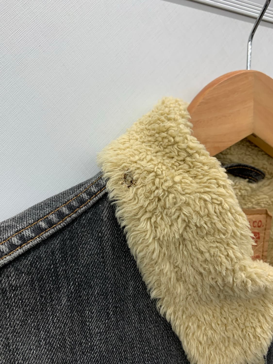 리바이스 흑청 쉐르파 자켓 XL 상품이미지5