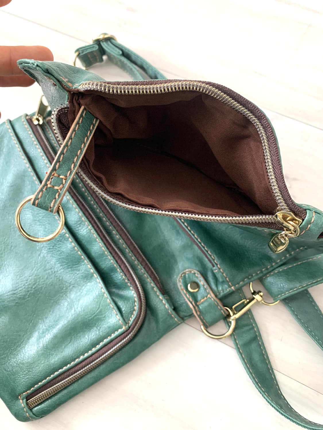 Teal Green Crossbody Bag 상품이미지7
