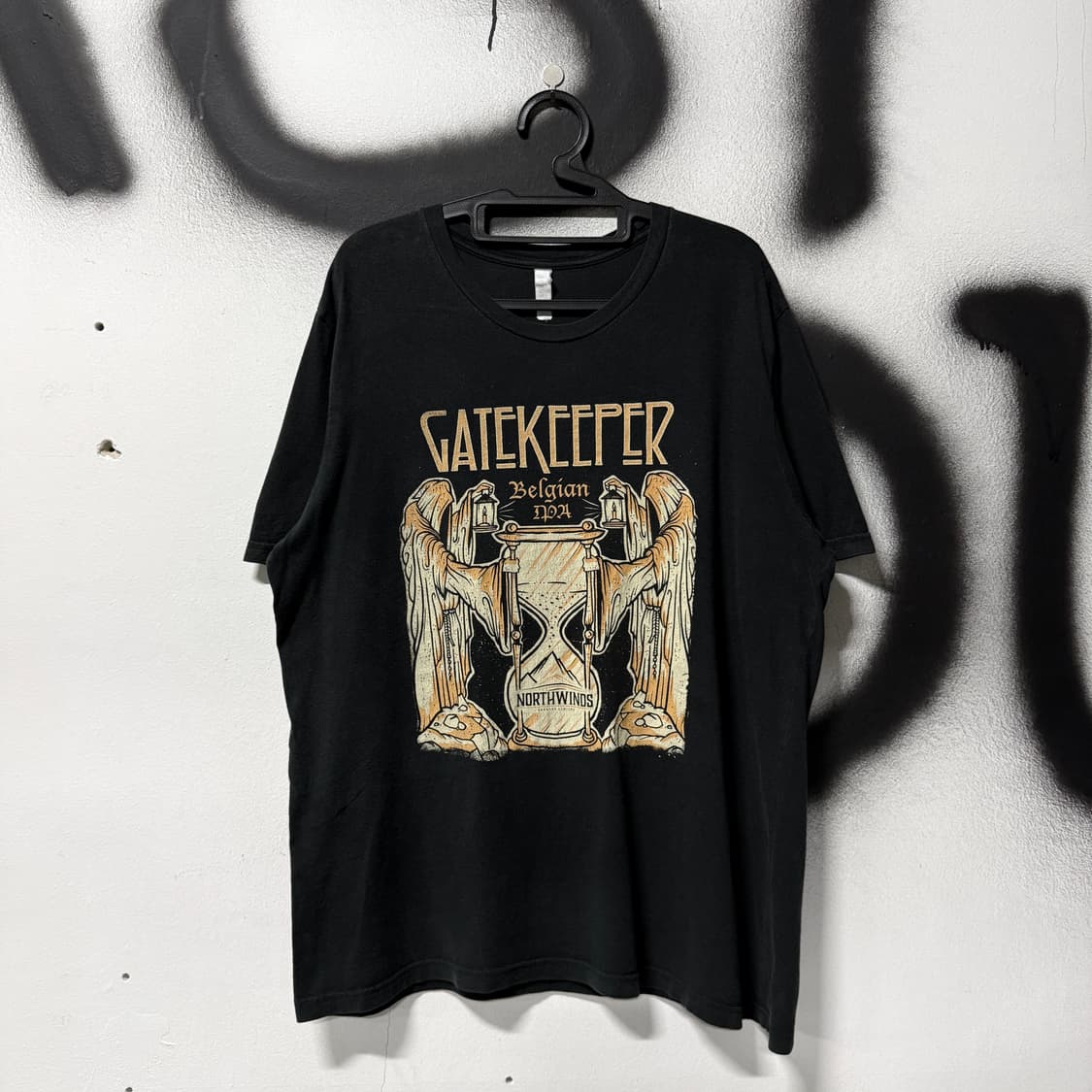 VTG 빈티지 게이트키퍼 빅 프린팅 펑크 티셔츠 상품이미지1