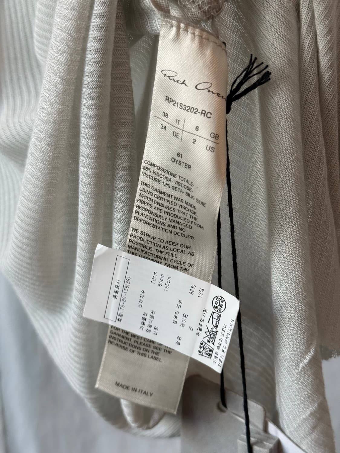 Rick Owens 롱슬리브 상품이미지4