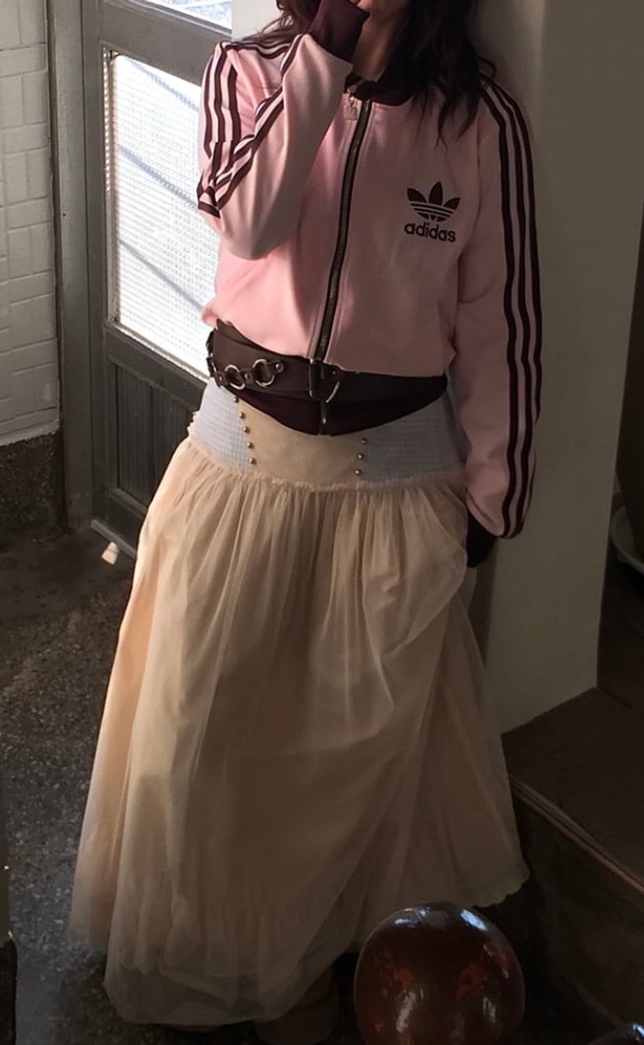 아디다스 베켄바우어 핑크 트렉 자켓 상품이미지4