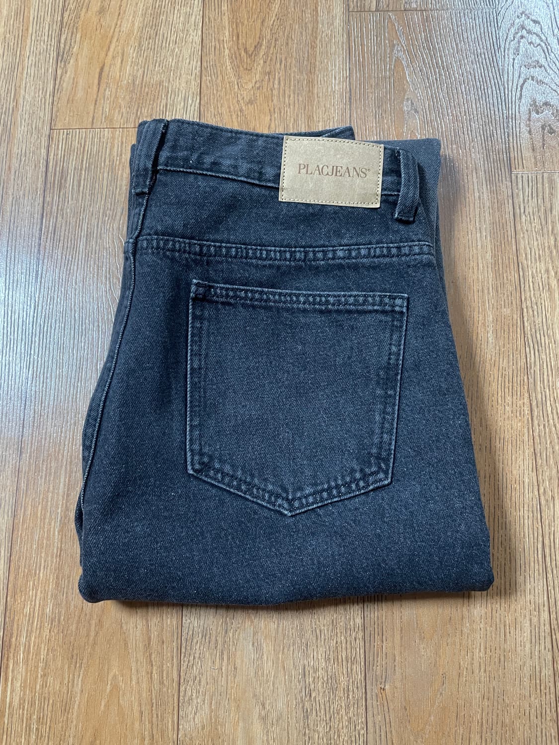 플랙 그라데이션 스트레이트 데님팬츠 T21 그레이 새상품 상품이미지7