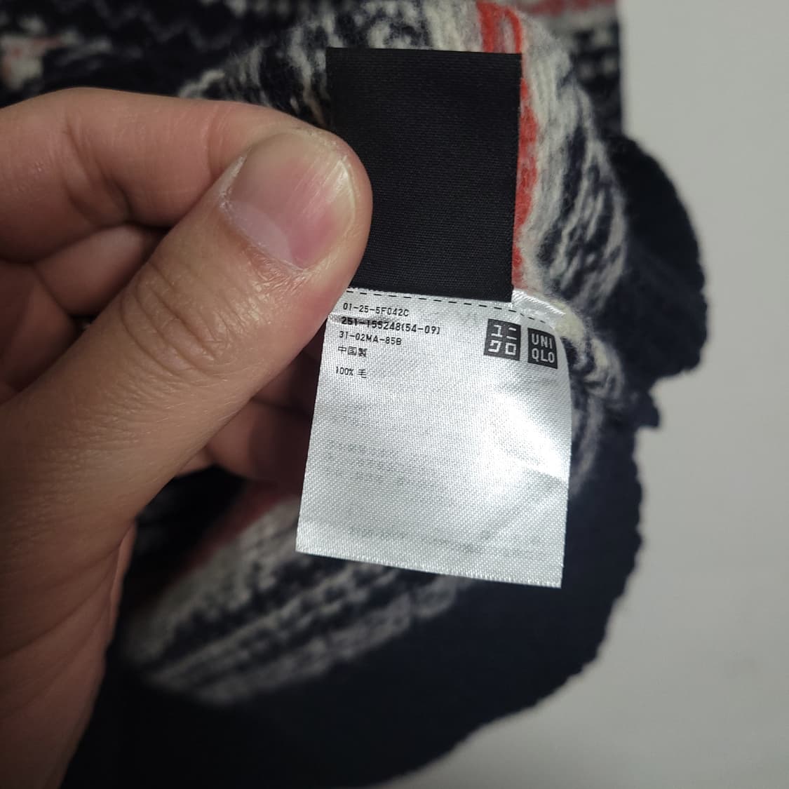 (L) 유니클로 X 이네스 드 라 프레상쥬 페어아일 패턴 니트 울 상품이미지4