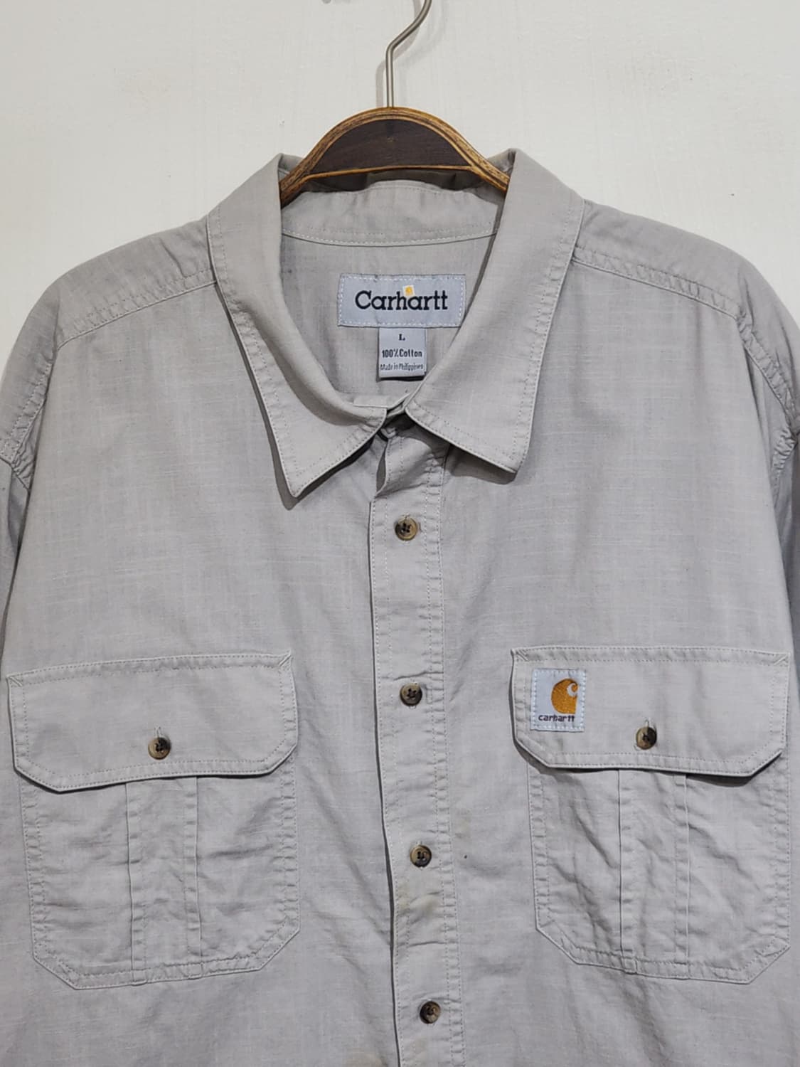 (4XL) 칼하트 빅사이즈 남방 포켓 셔츠 아메카지 캐주얼  상품이미지2