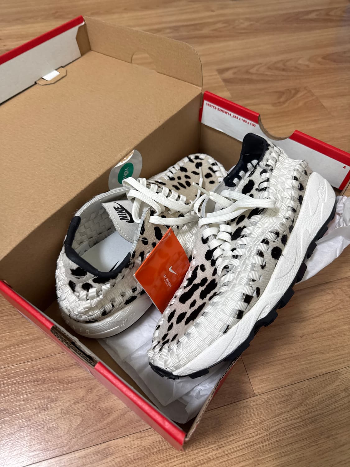 (W) 나이키 에어 풋스케이프 우븐 세일 앤 블랙 230 상품이미지1