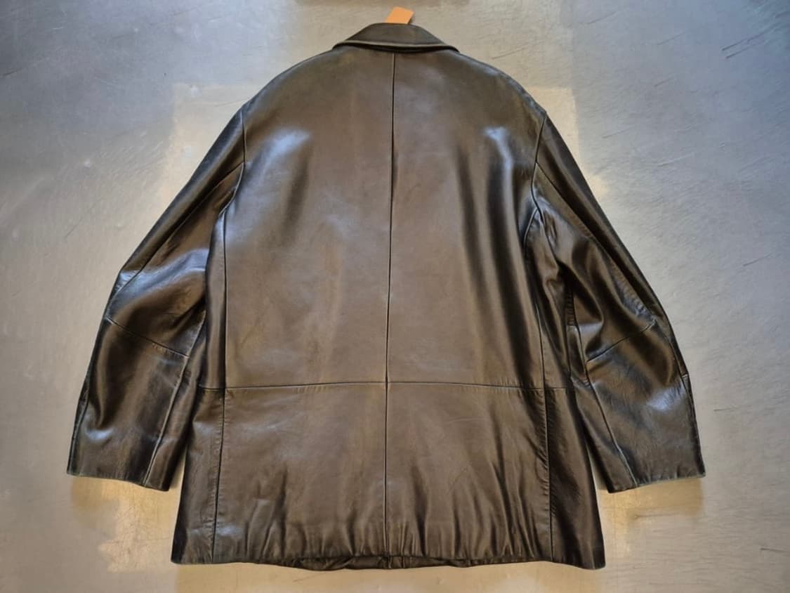 휴고보스 램스킨 레더자켓 상품이미지2