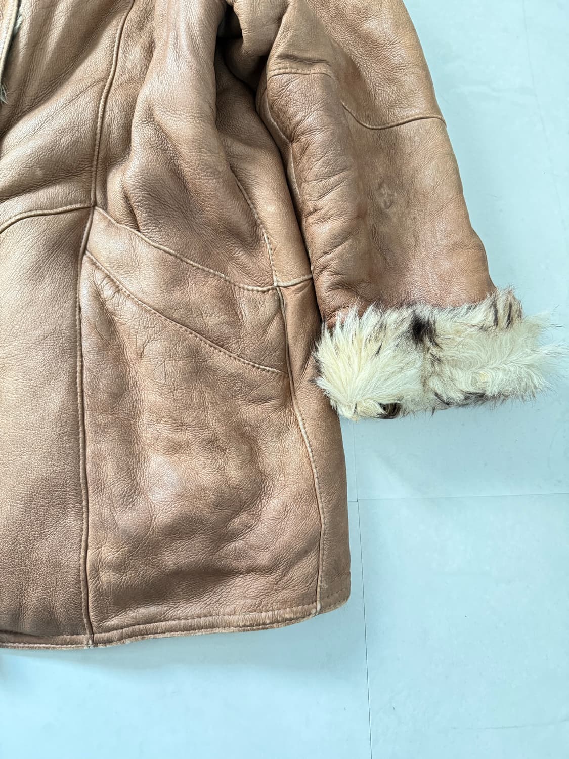 시어링 퍼카라 양가죽 자켓 상품이미지8