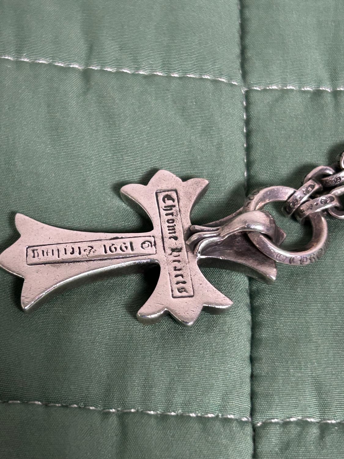 [24인치] 크롬하츠 페이퍼체인 일체형 목걸이 상품이미지4