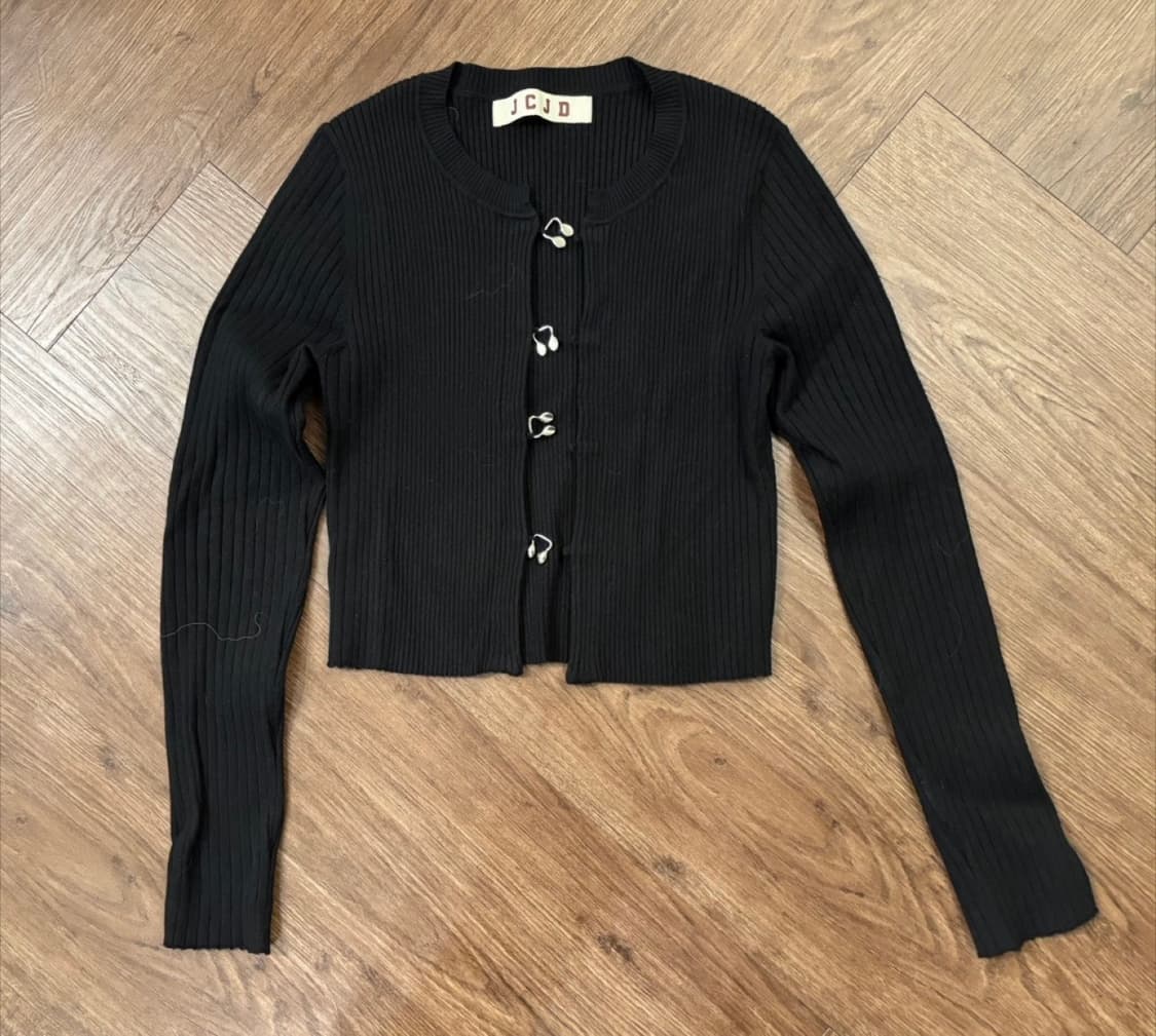 JCJD 메탈포인트 니트가디건 상품이미지1