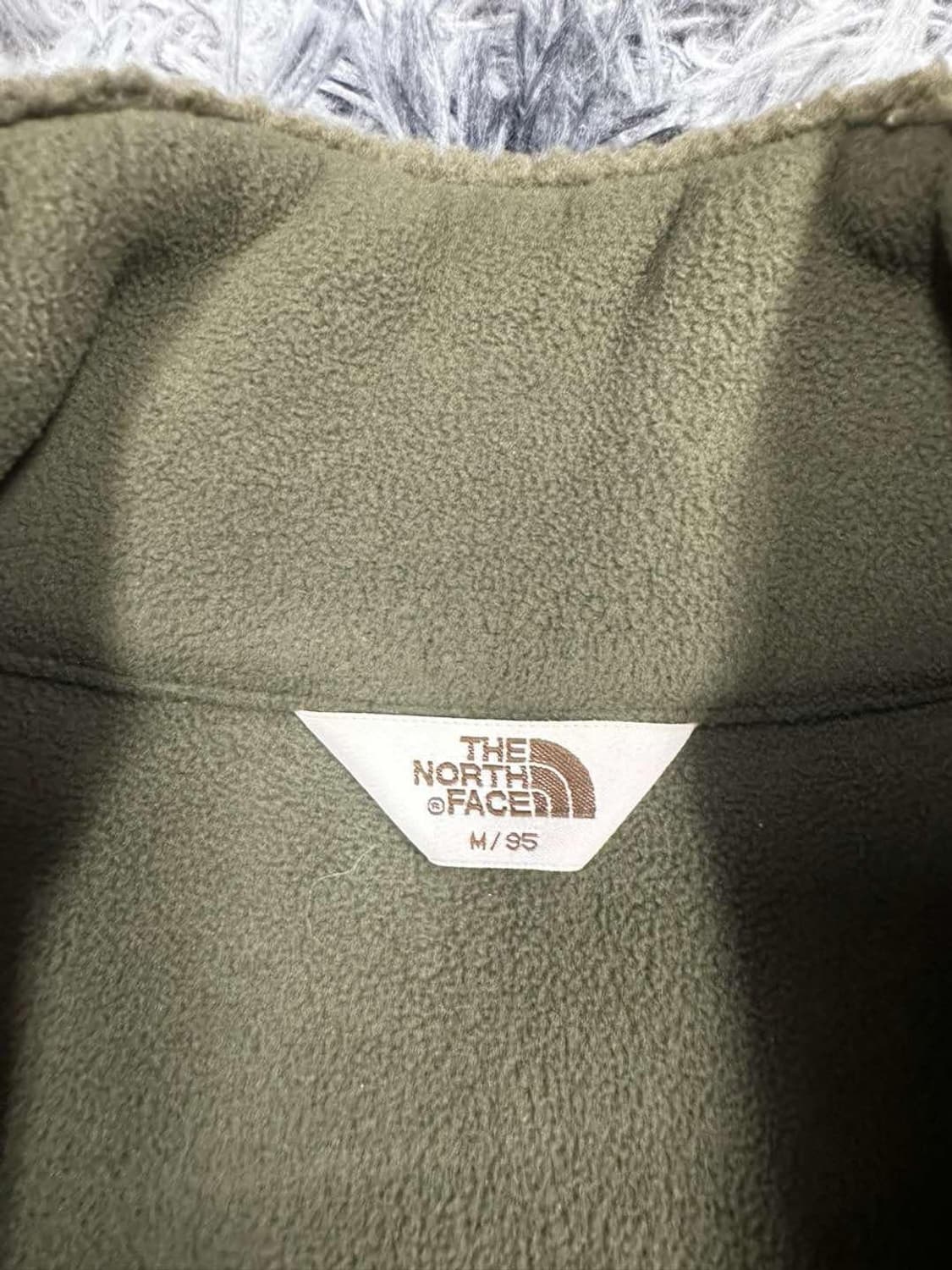 노스페이스 카키 쉐르파 플리스 자켓 후리스(95) 상품이미지3