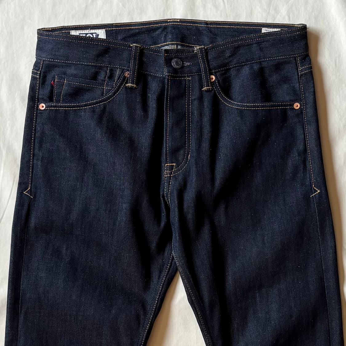 [31] 네덜란드 K.O.I 12.5oz 인디고 셀비지 데님 상품이미지2