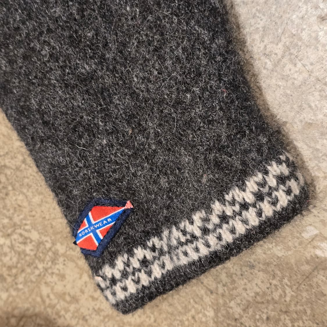 90s 노르웨이 울100 노르딕하프집업 스웨터 MADE IN NORWAY 상품이미지8