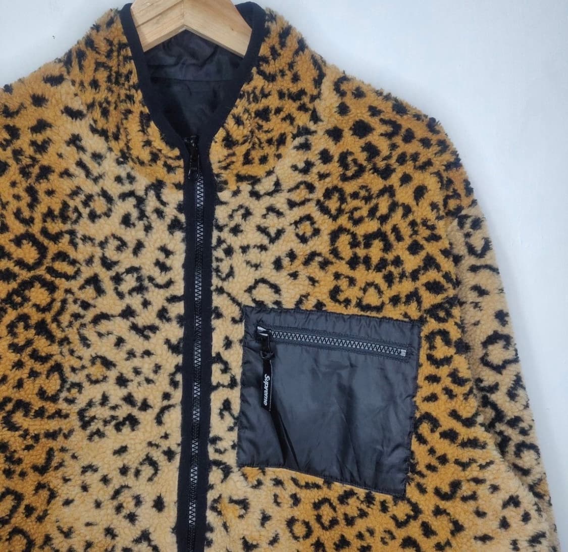 슈프림 레오파드 리버시블 플리스 자켓 XL 상품이미지2