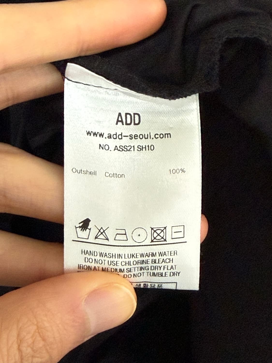 ADD 그래픽 블랙셔츠 상품이미지4