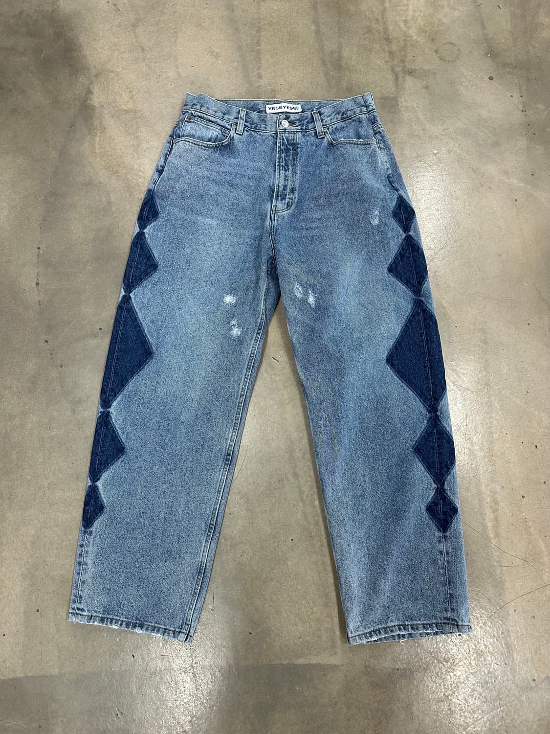 예스아이씨 롬버스 워시드 데님팬츠 상품이미지6