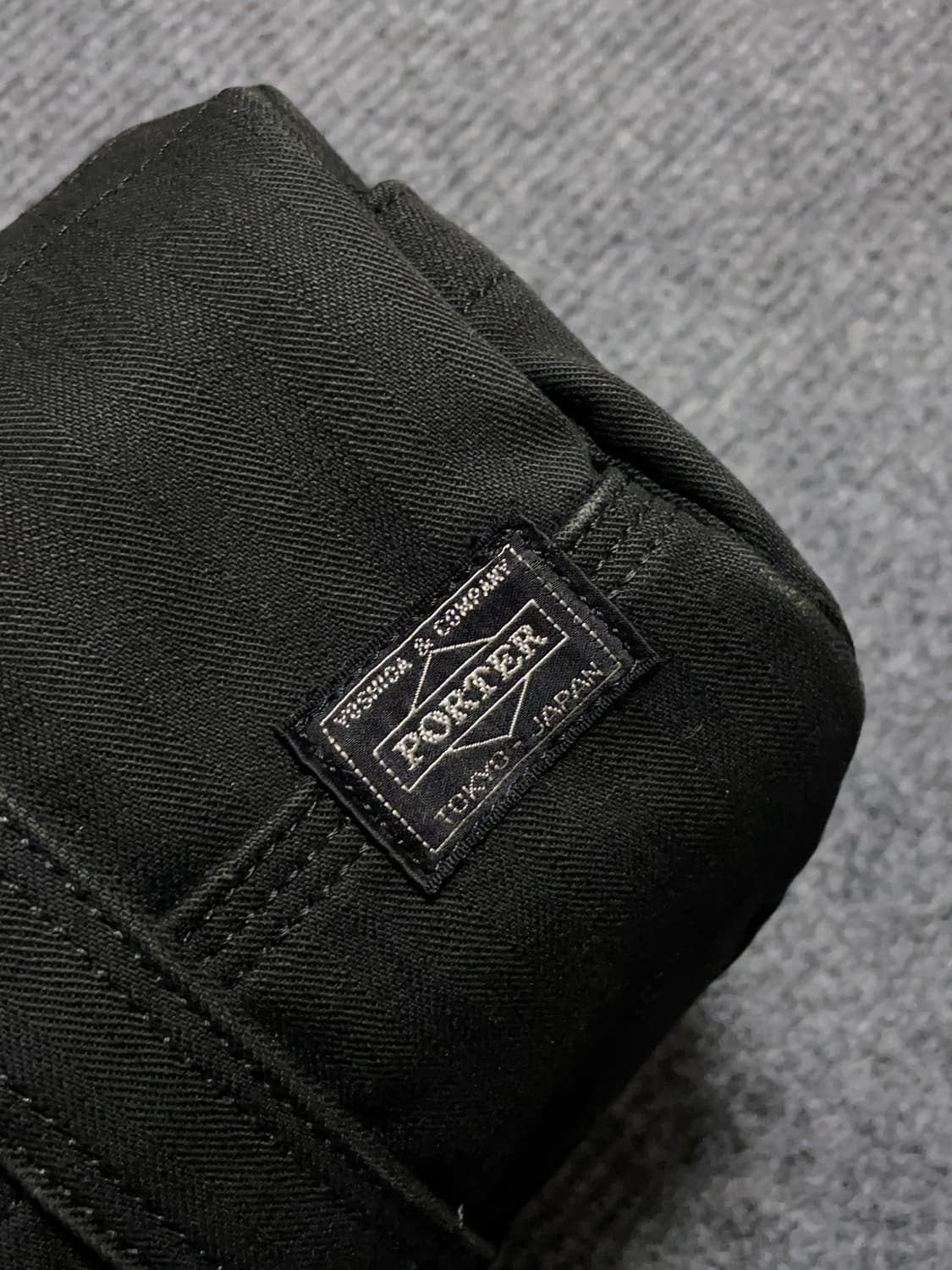 포터 코튼 블랙 보스턴백 상품이미지2