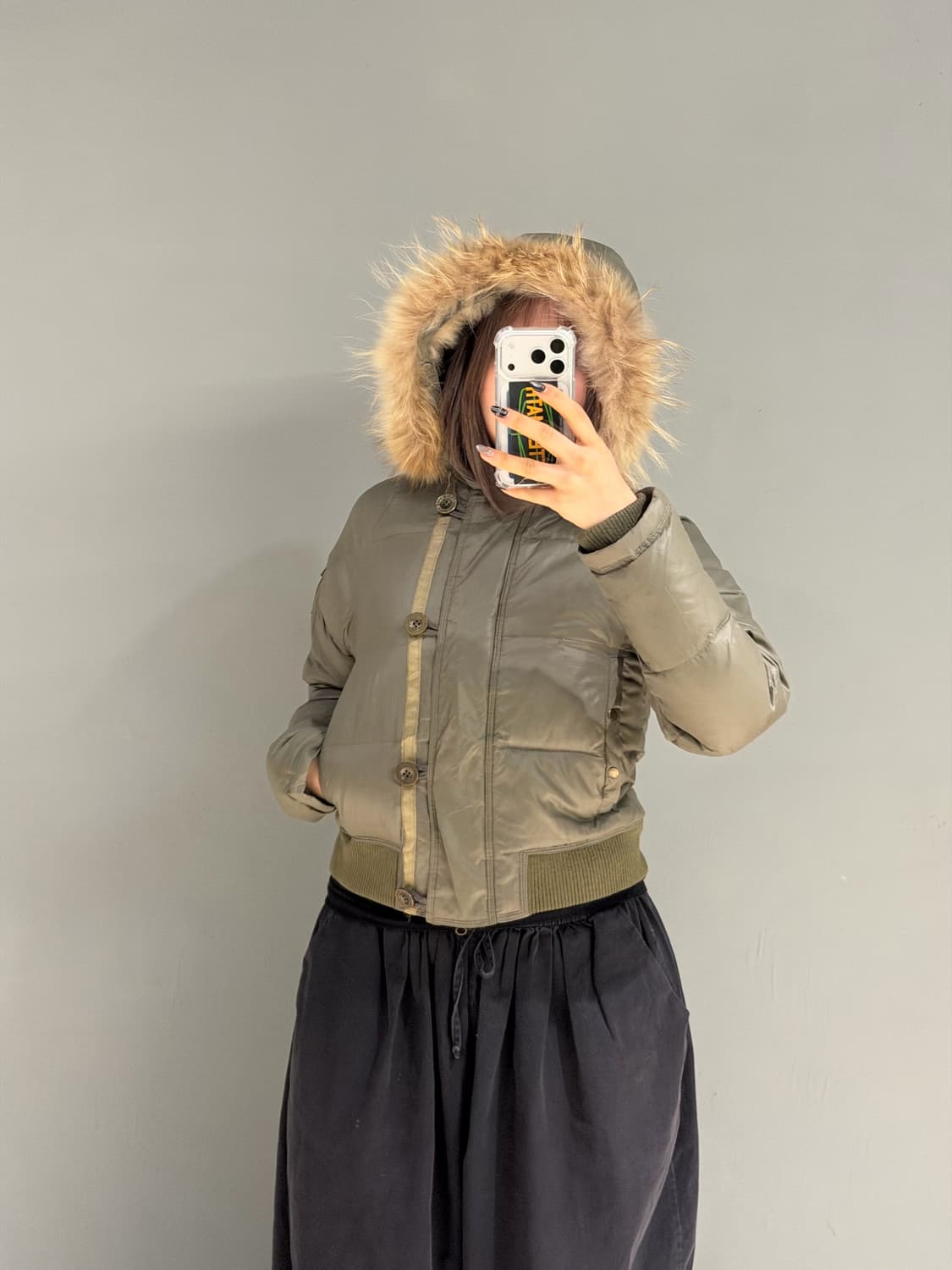 hood fur trimming n2b padding 상품이미지4