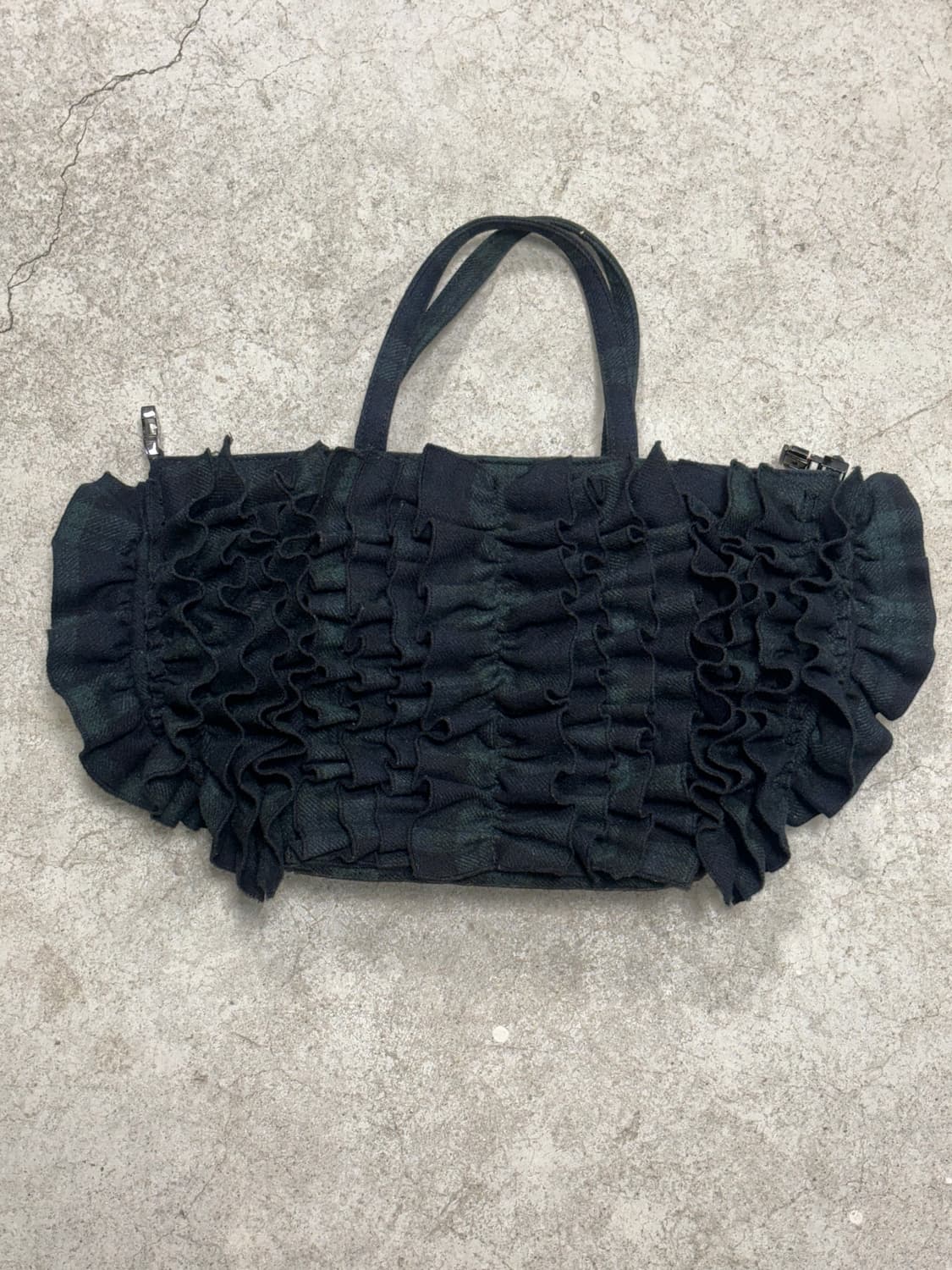 Mb lucas 프릴 체크 숄더백 상품이미지5