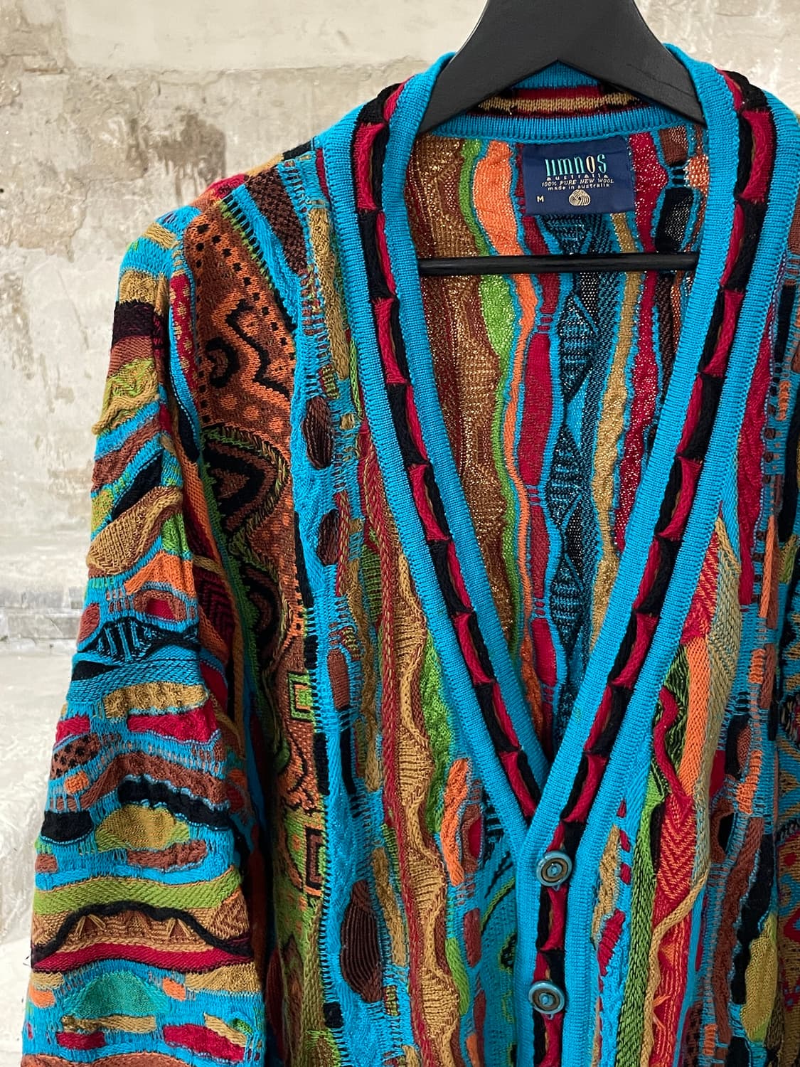 림노스 오스트레일리아 시안 케이블 니트 가디건 상품이미지2