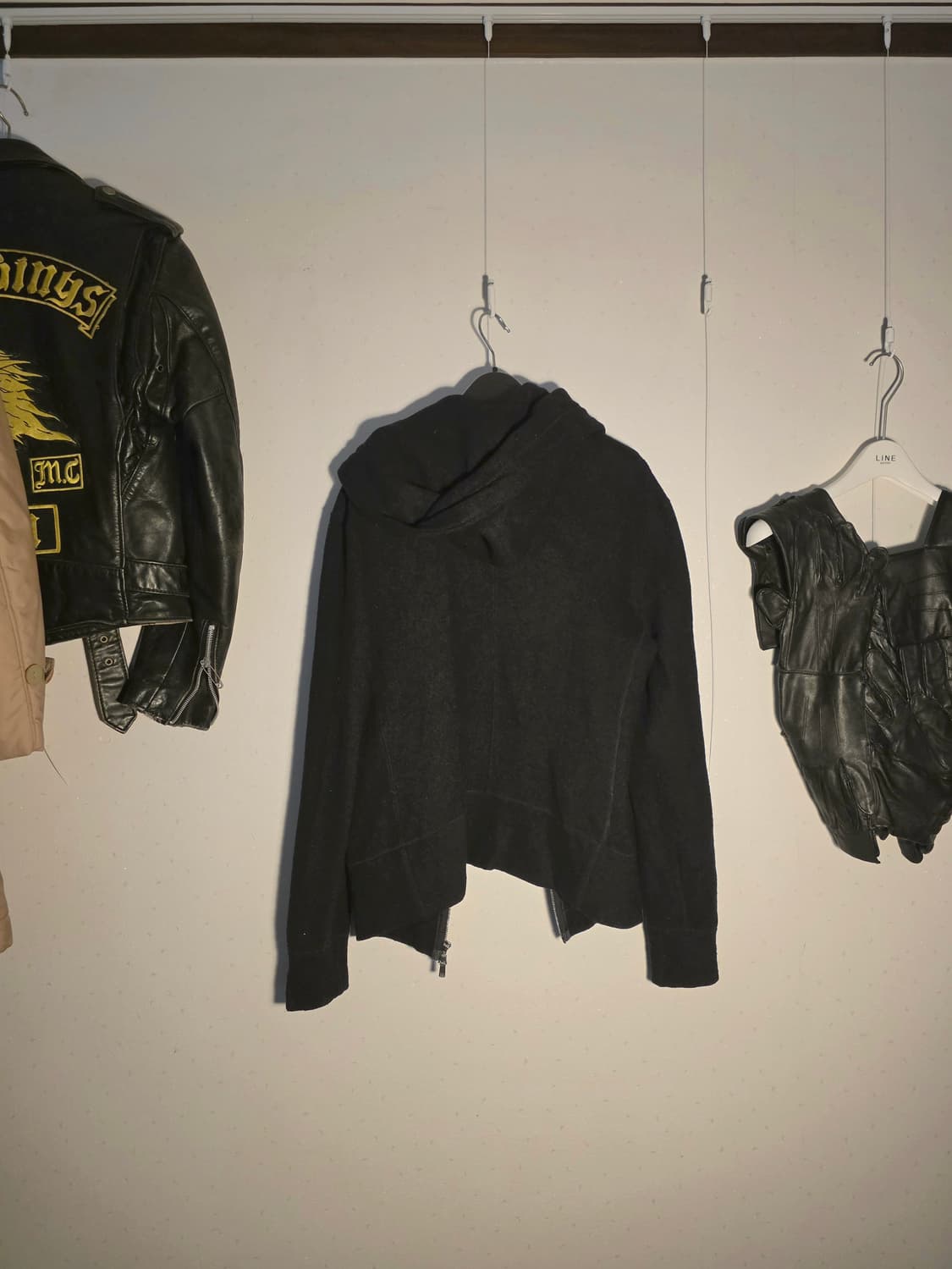 Klasica japan wool hoodie zip up 상품이미지2