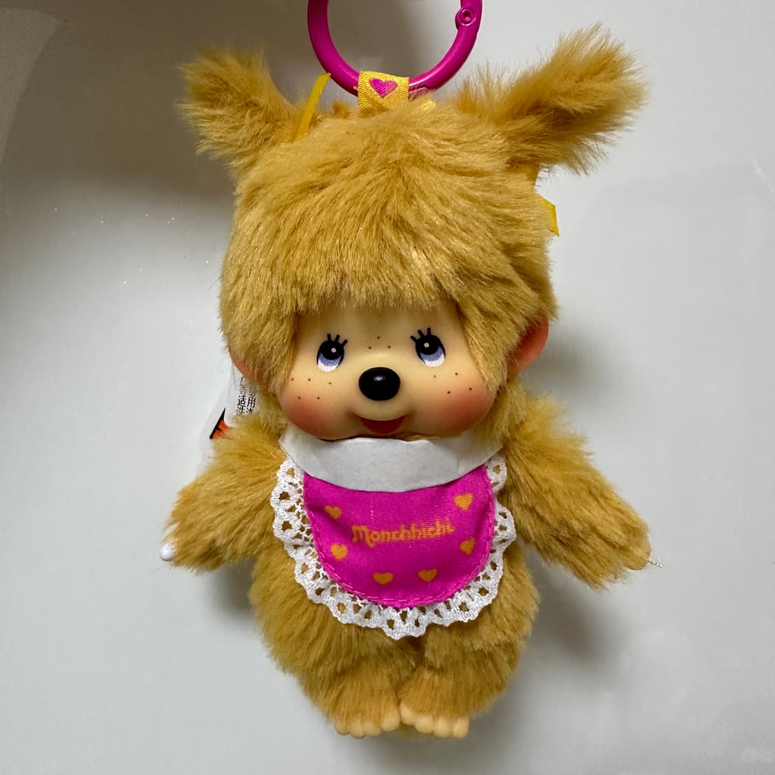 홍콩 몬치치 양갈래 브라운 키링 상품이미지2