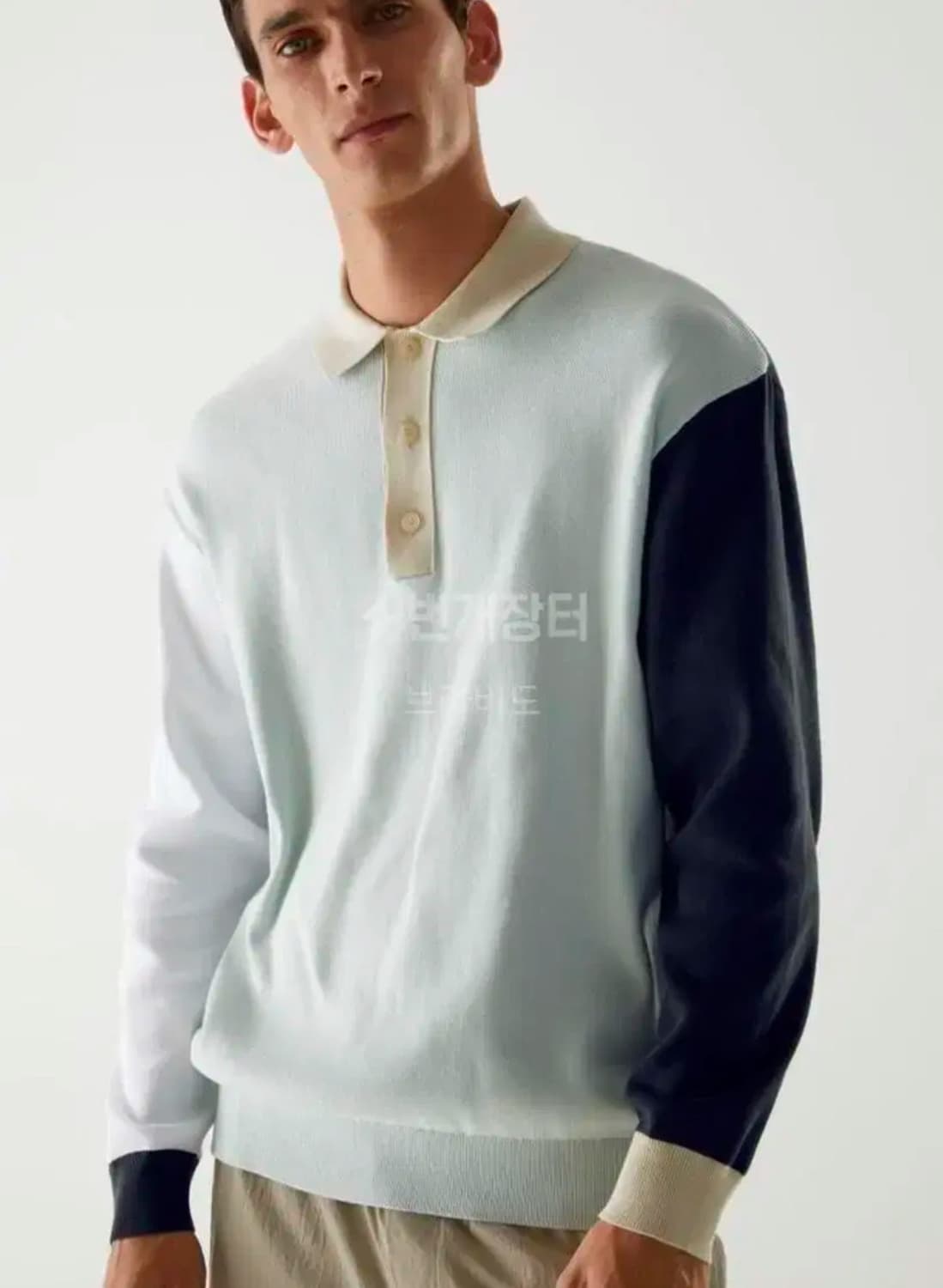 Cos 니티드 롱슬리브 폴로셔츠 상품이미지1