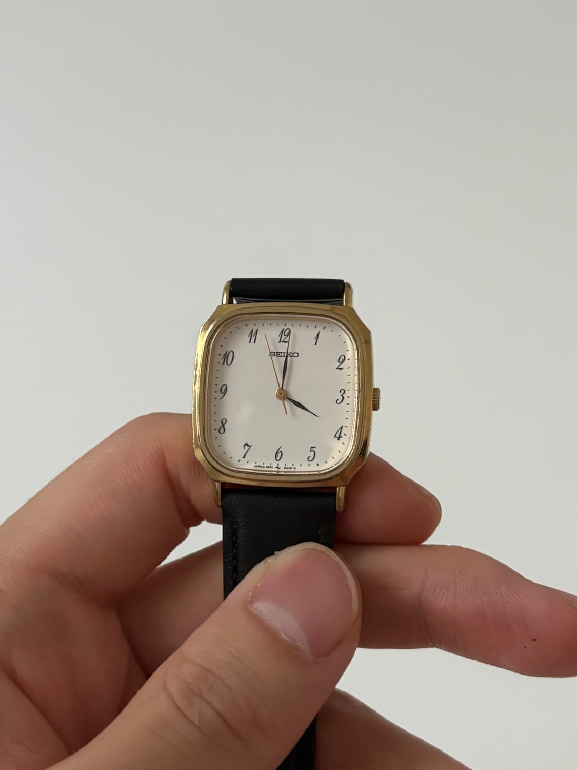 1980s Arabic Index Gold Square Quartz  상품이미지2