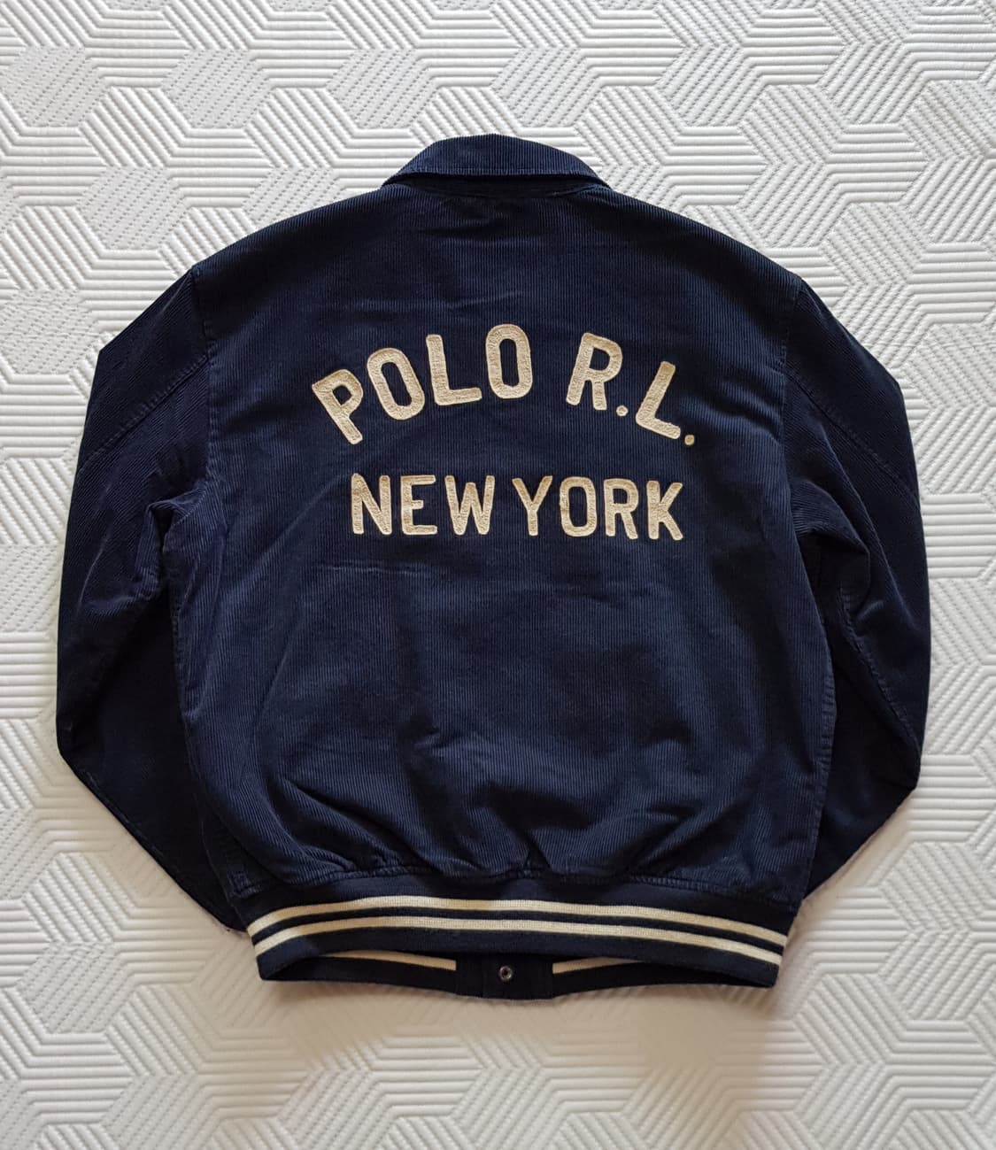 [새상품/M] 폴로 코듀로이 레터 자켓 팝니다. 상품이미지3