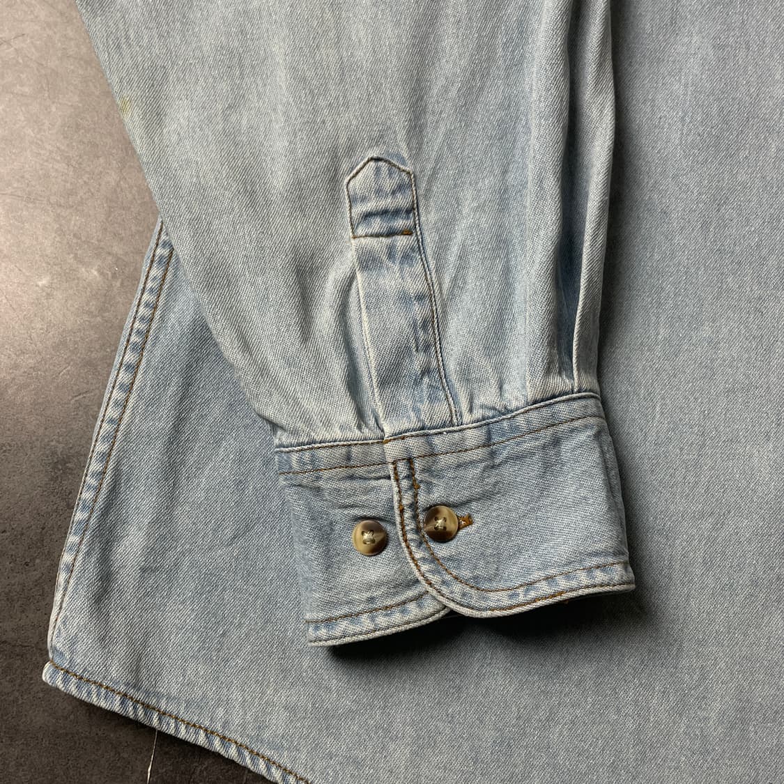 TEXX 빈티지 다운버튼 코튼 데님 셔츠 A00673 상품이미지7