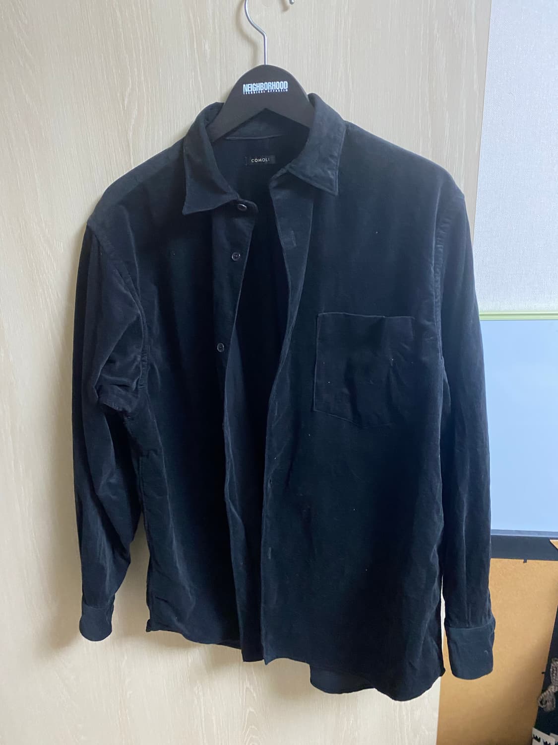 24aw 코모리 코듀로이 셔츠 2사이즈 상품이미지1