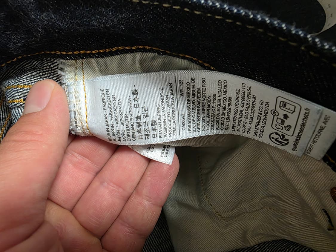 리바이스 LVC 55501 린스드 32/32 팝니다 상품이미지6