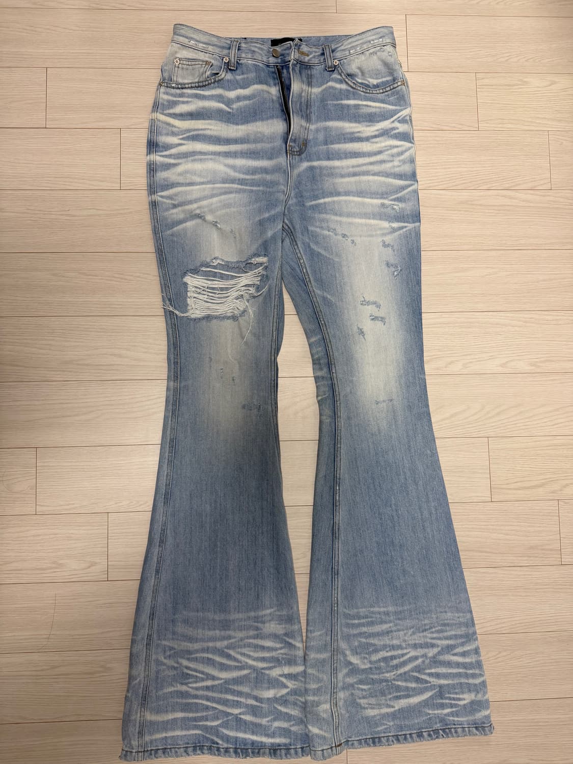 UNDERMYCAR WIDE FLARE JEANS 상품이미지3