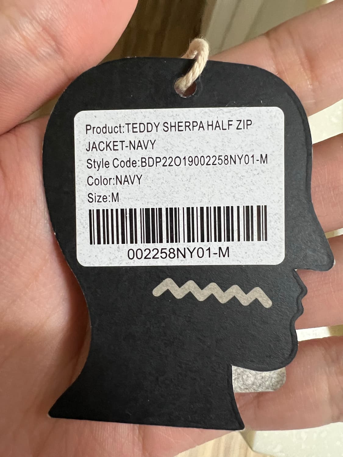 브레인데드 플리스 네이비 m 상품이미지5