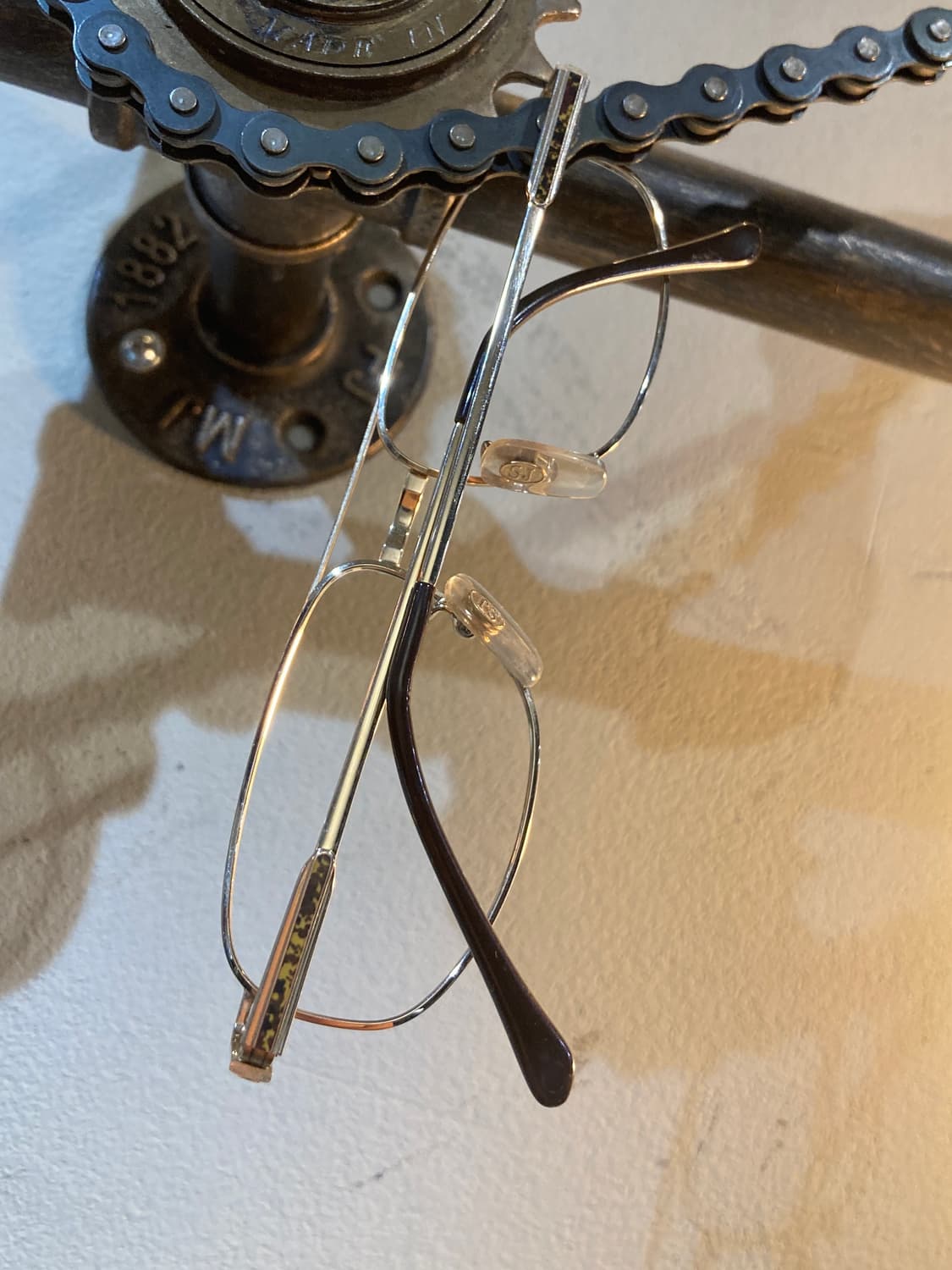 SJ 90's 18K GP 하금테 안경 상품이미지7