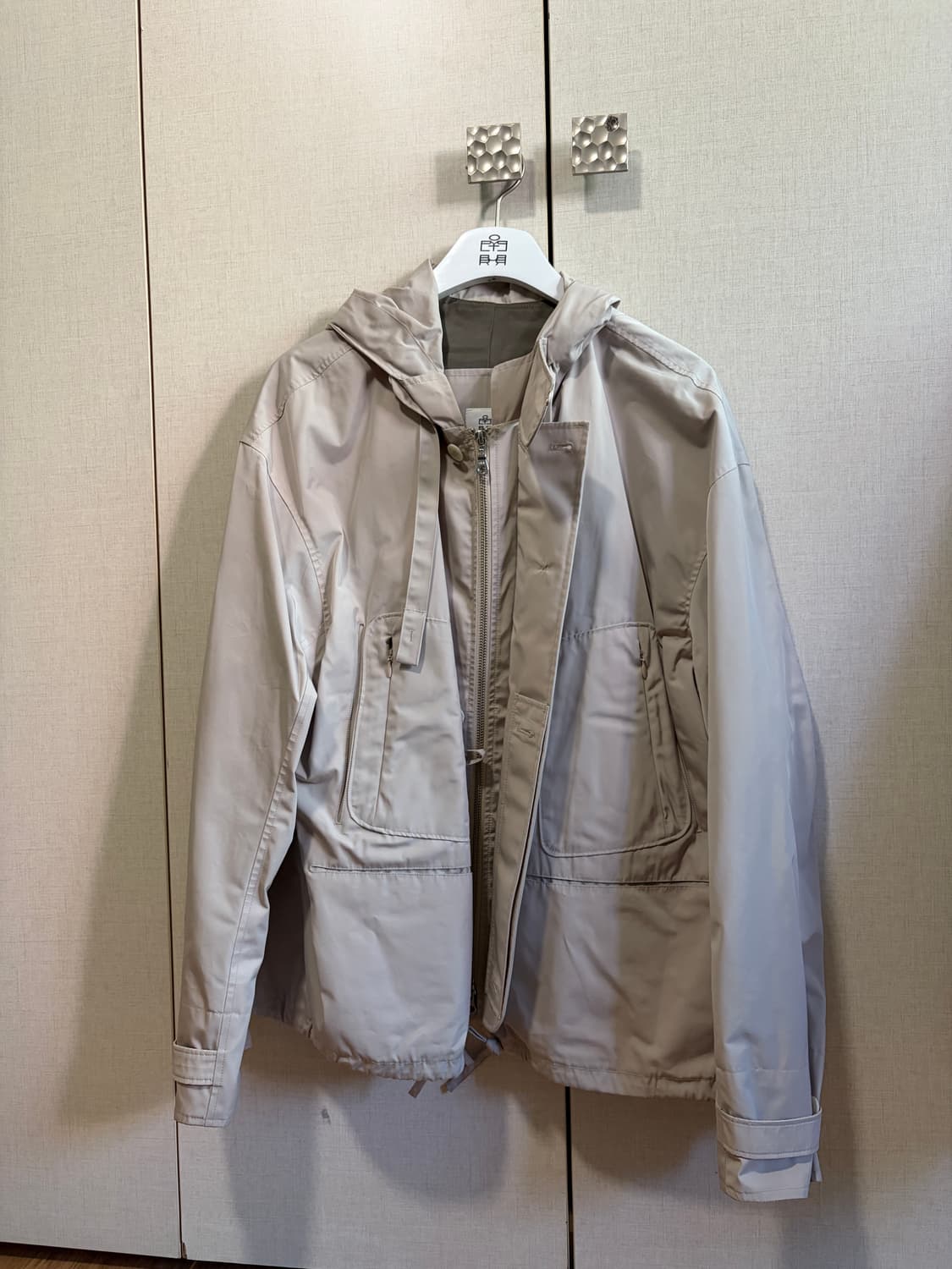 3)폴리테루 후디 자켓 Polyteru Hooded Parka Beige 상품이미지1