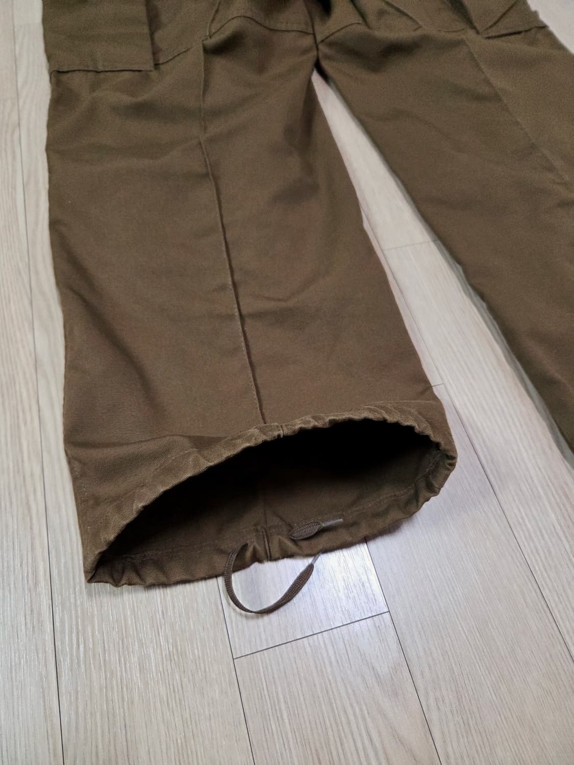 핸드워크 초코 브라운 레귤러 카고 팬츠 상품이미지6