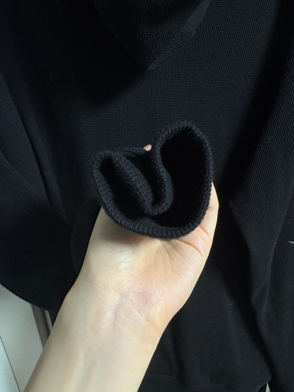 투머치택스 타로 와플 집업 후드 팬츠 셋업 블랙 상품이미지6