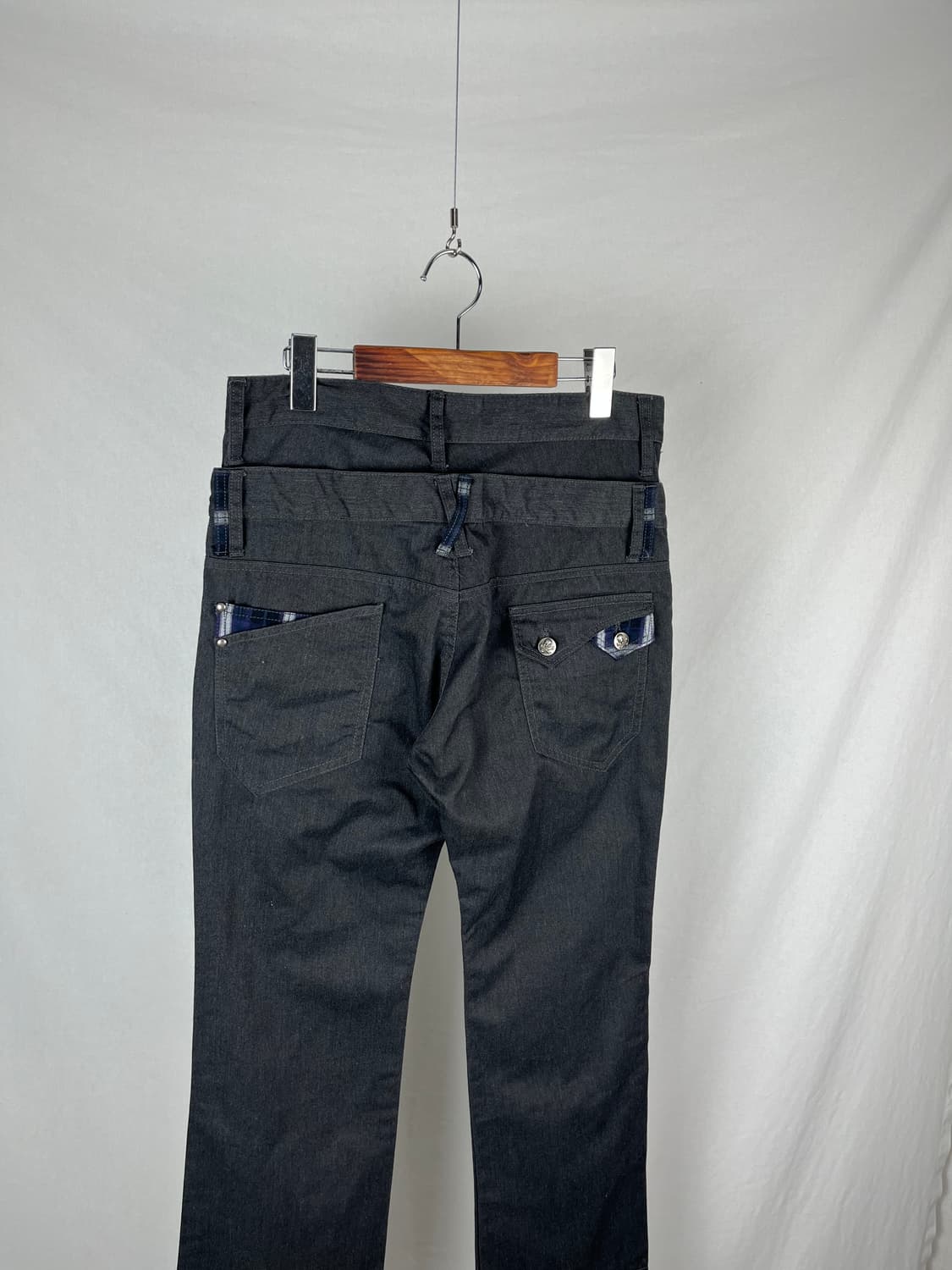 Vintage 더블웨이스트 코튼 팬츠 상품이미지6