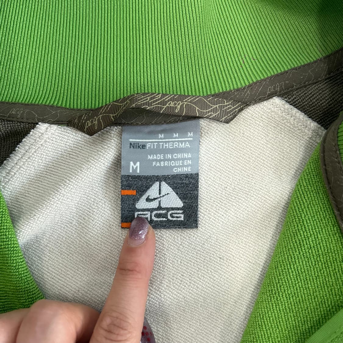 Nike 나이키 ACG 브라운그린 배색 져지 상품이미지6